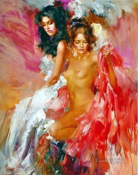 Mujer Painting - Pretty Woman ISny 13 Impresionista